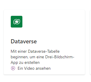 DataVerse Power Automate Datenspeicherung